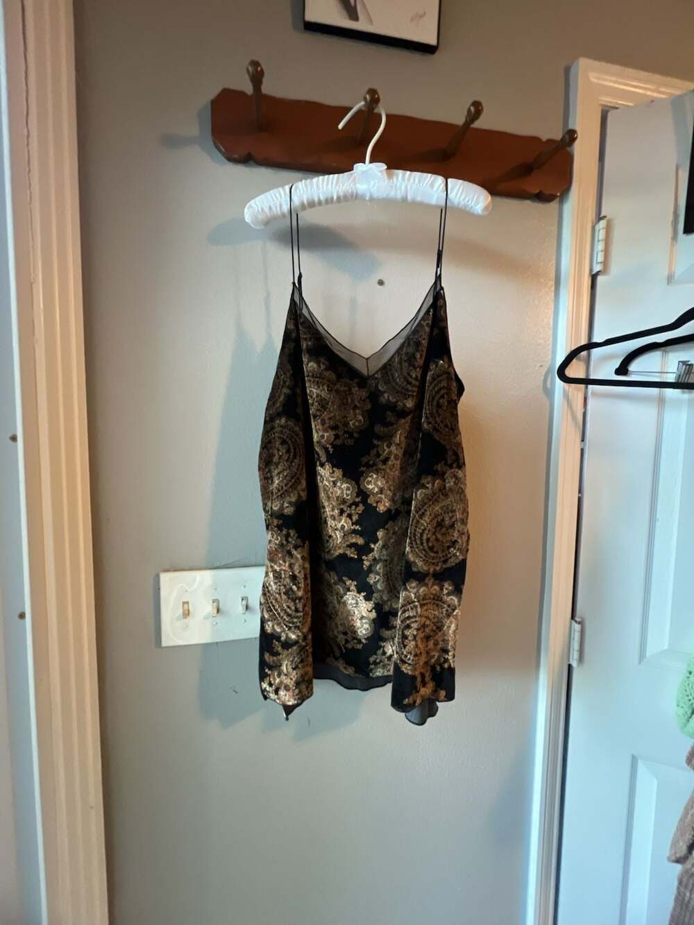 Free People Velvet Paisley Nighty size Large